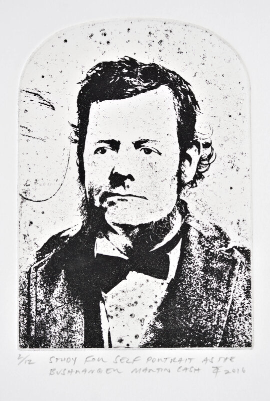 Clayton Tremlett | Study for Self Portrait as the Bushranger Martin ...