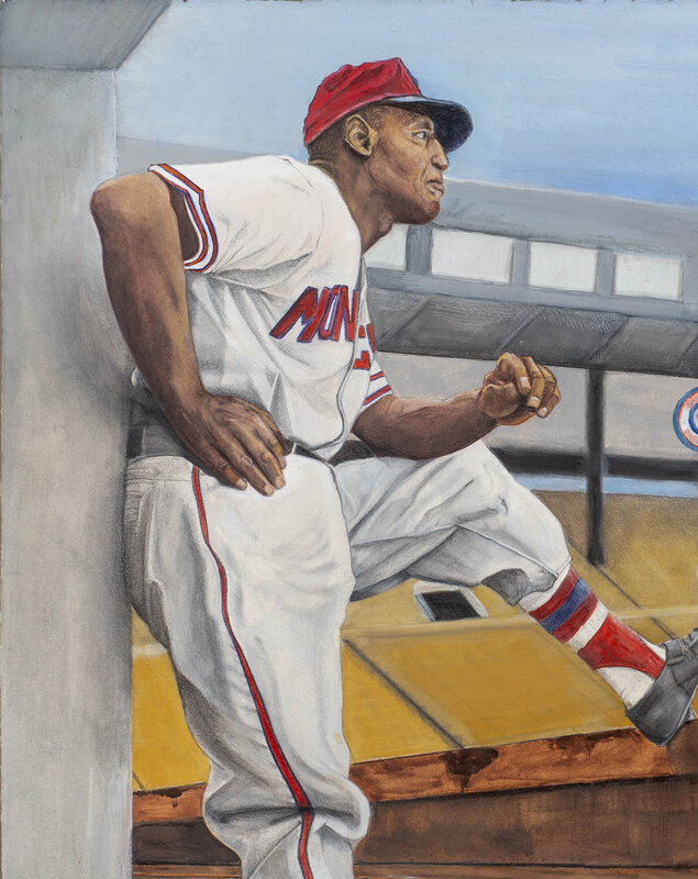 Margie Lawrence, Buck O'Neil, Satchel Paige & Jackie Robinson (2022), Available for Sale