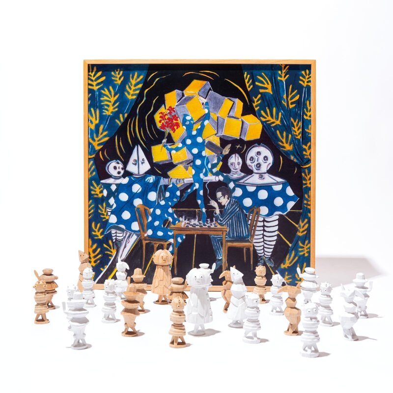 Marcel Dzama, All of my Pawns are Queens - Limited Chess Game (2021), Available for Sale