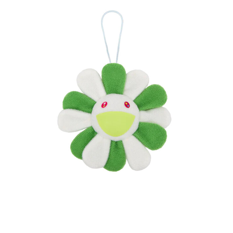 Takashi Murakami, Kaikai Kiki, Flower Plush ( Green & White) Key Chain  (2022), Available for Sale