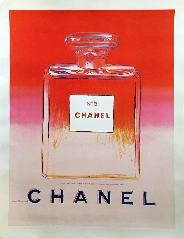 Andy Warhol  Chanel No. 5 Advertising Campaign Poster (after Andy