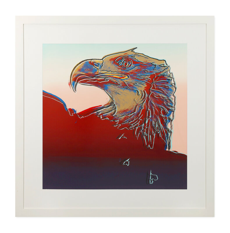 Andy Warhol, Bald Eagle, from Endangered Species (F&S IIB.296) (1983)