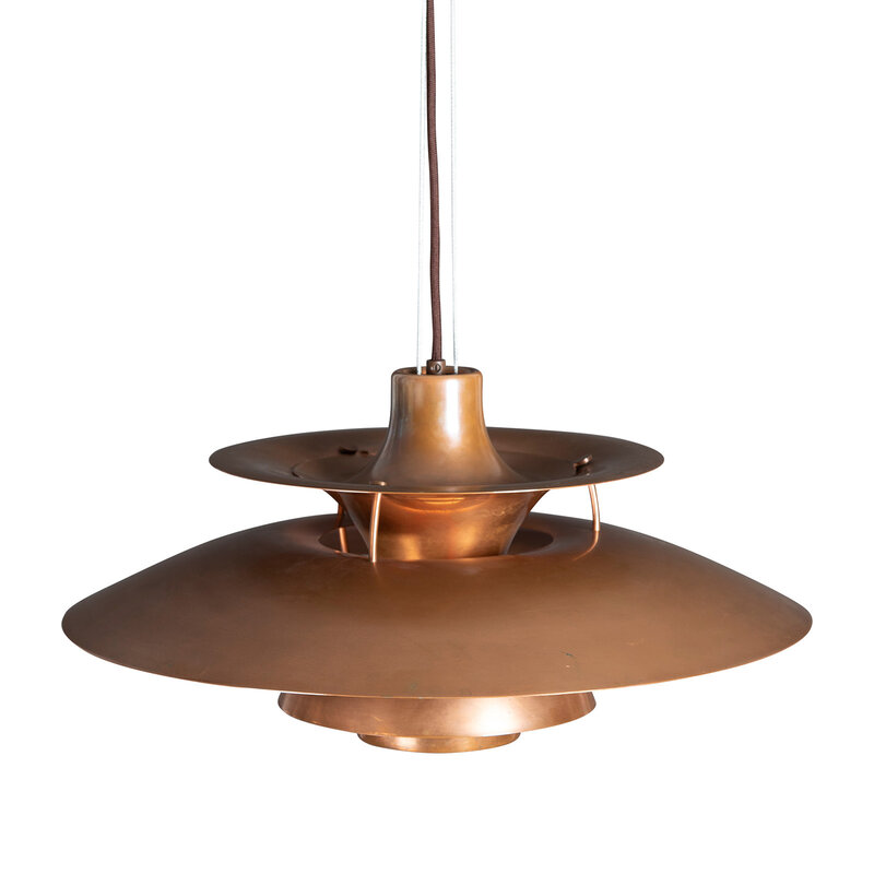 Discover the NEW Louis Poulsen PH 5 Lamp in Copper designed by Poul  Henningsen 