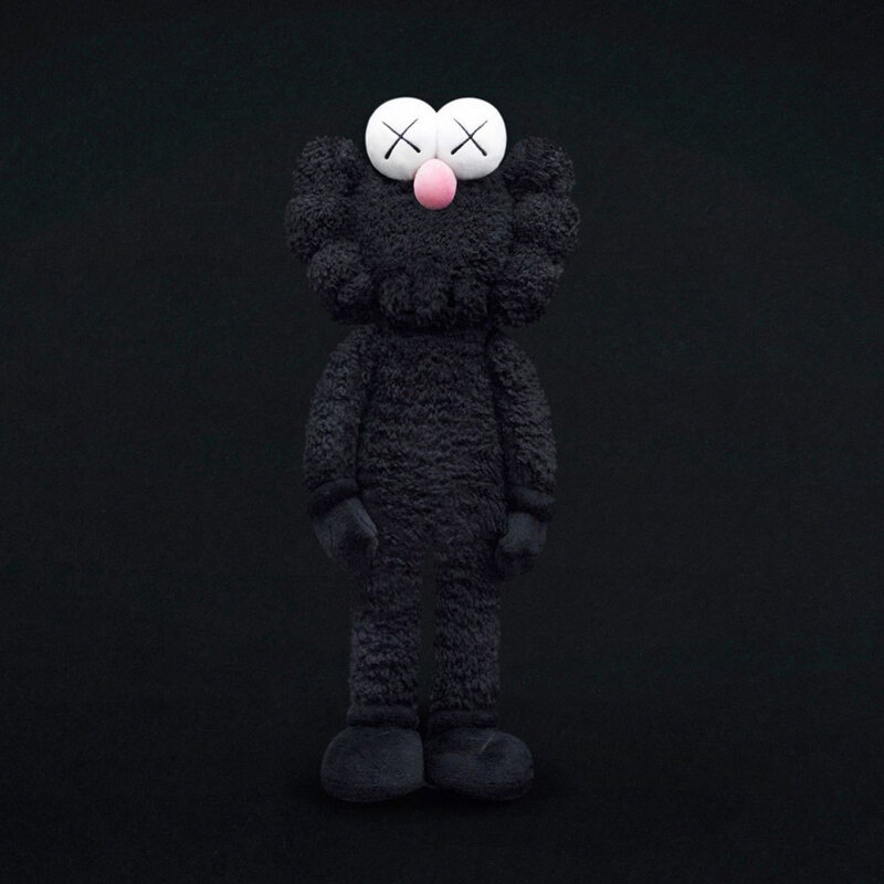 Kaws Bff Plushie Black Pet Companion Toy – bearsupreme