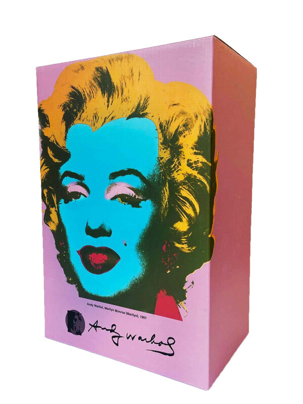 Bearbrick Andy Warhol Cow Wallpaper 100% & 400% Set