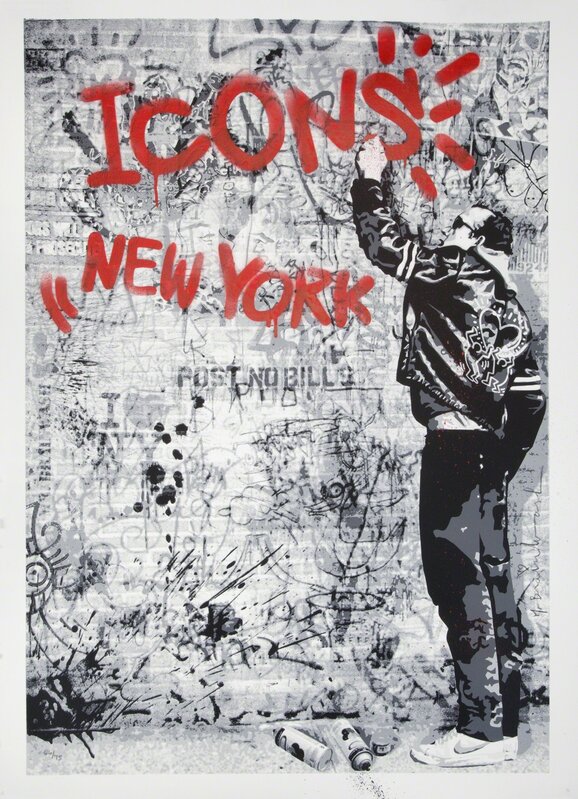 Pop Art Lithograph Print Wall Street Art Print Monopoly Alec Banksy  Brainwash