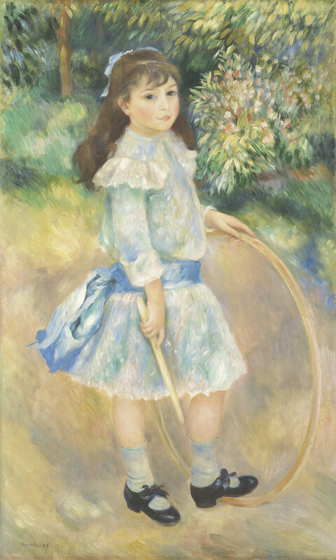 renoir lady in blue dress La Parisienne - Collections Online