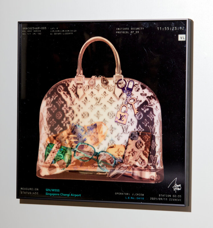 ▷ LV bag silver by James Chiew, 2021, Print