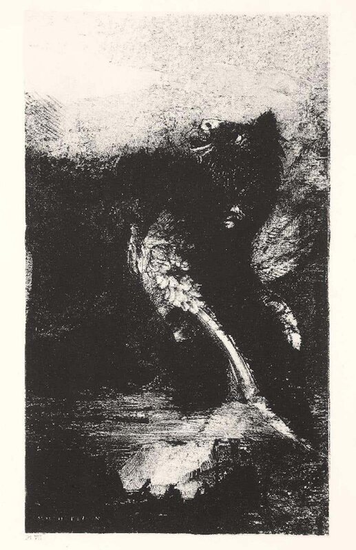 Odilon Redon | La Chimère aux Yeux Verts (1888) | Available for Sale | Artsy