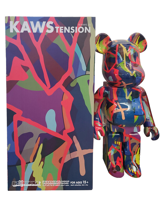 KAWS, Medicom Toy BEARBRICK X KAWS Tension 400% Available For