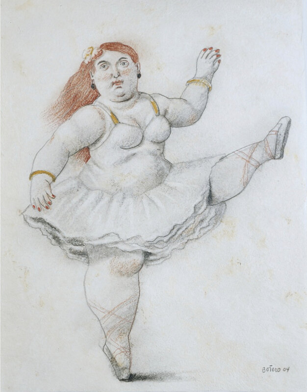 Fernando Botero, Danseuse - Ballerina (2004)