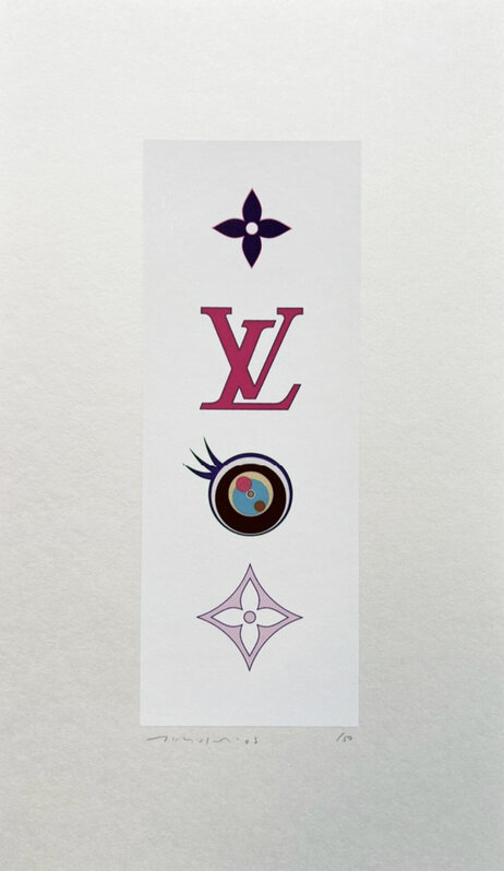 Takashi Murakami, Louis Vuitton | Eye Love SUPERFLAT < Eye Pink > (2003) |  Available for Sale | Artsy