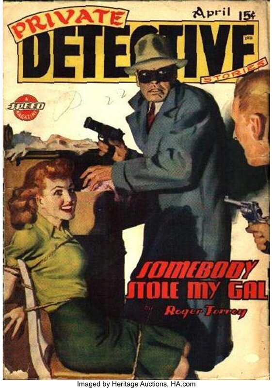 Hugh Joseph Ward, Undercover Man, Private Detective magazine cover (1942)