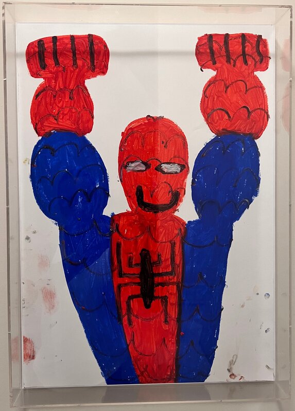 Evgen Copi Gorisek, ‘Spider Air’, 2020, Drawing, Collage or other Work on Paper, Oil stick on paper, Artsy Auctions
