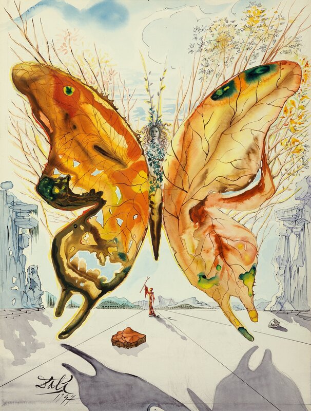 Salvador Dalí, Venus Butterfly (1947)