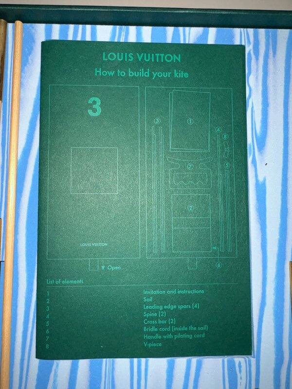 Virgil Abloh Louis Vuitton Fashion Show Invitation - Model Airplane