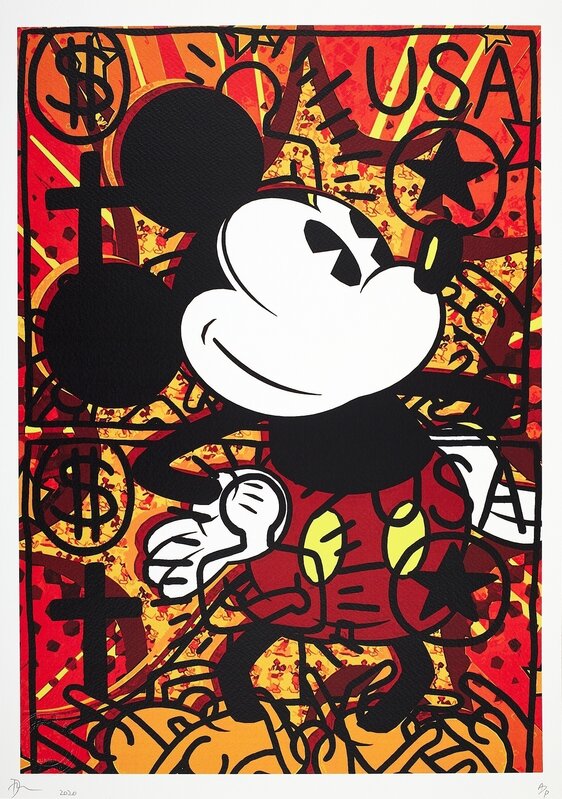 worldwide limitation 100 sheets DEATH NYC Mickey Mouse Louis