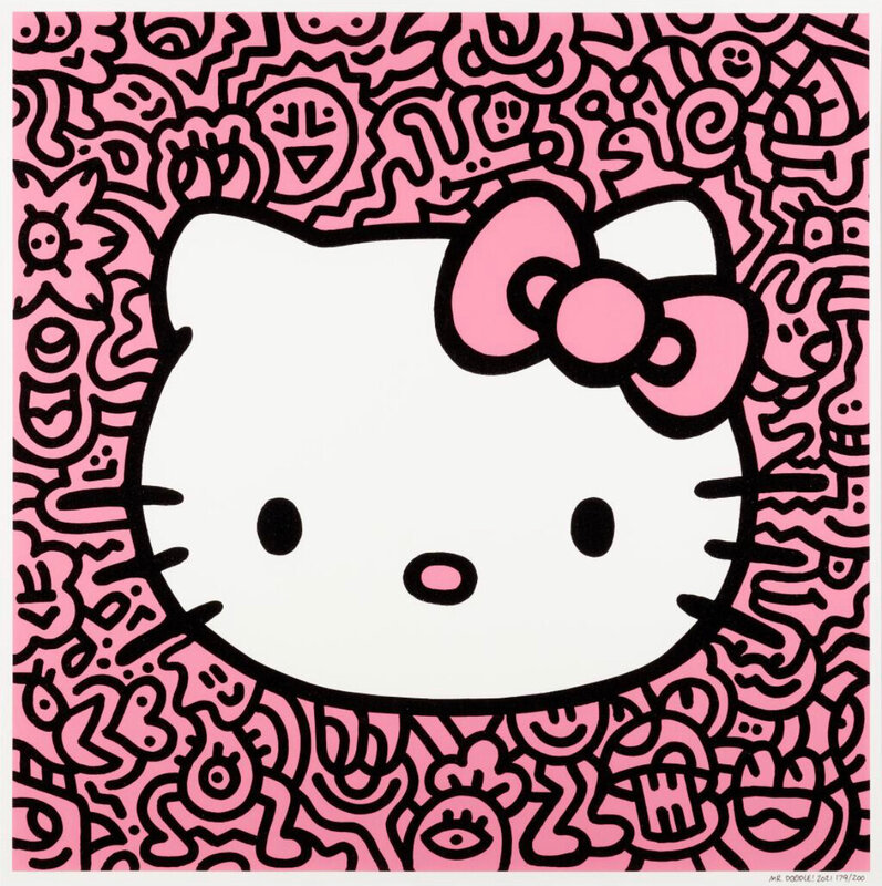 Hello Kitty Poster, 81/? - This is a cardboard poster that …