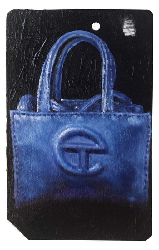 Patrice Robinson, Telfar Mini Shopping Bag in Cobalt Blue (2021)