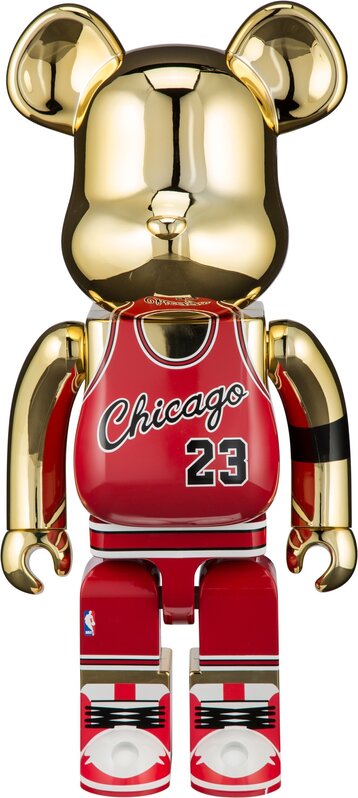 Bearbrick Michael Jordan 1992 Team USA (Dream Team) 1000% Gold Chrome