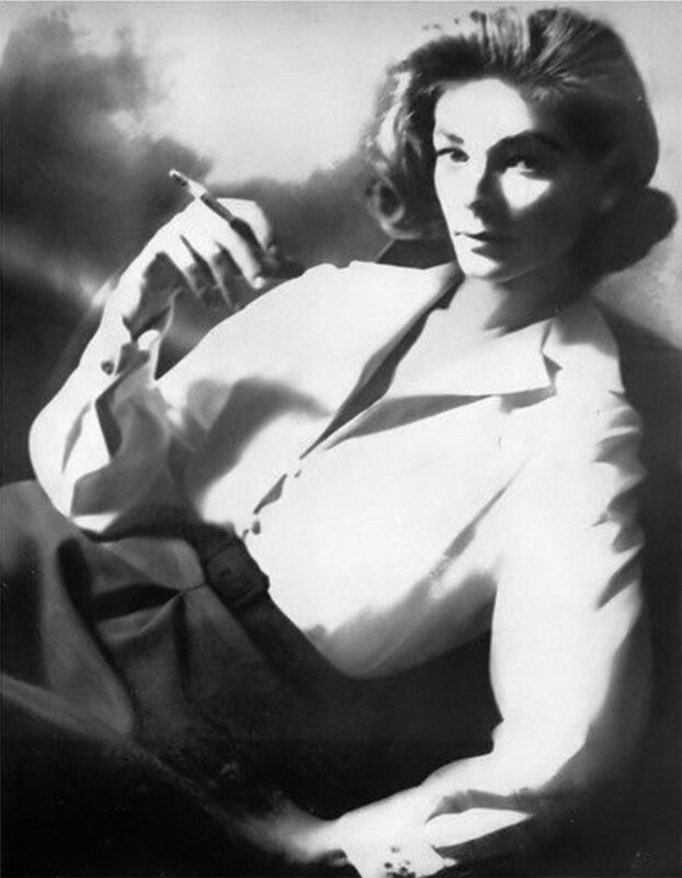 lauren bacall smoking cigarettes Compilation (1944-1981) Lauren Bacall Art - Etsy