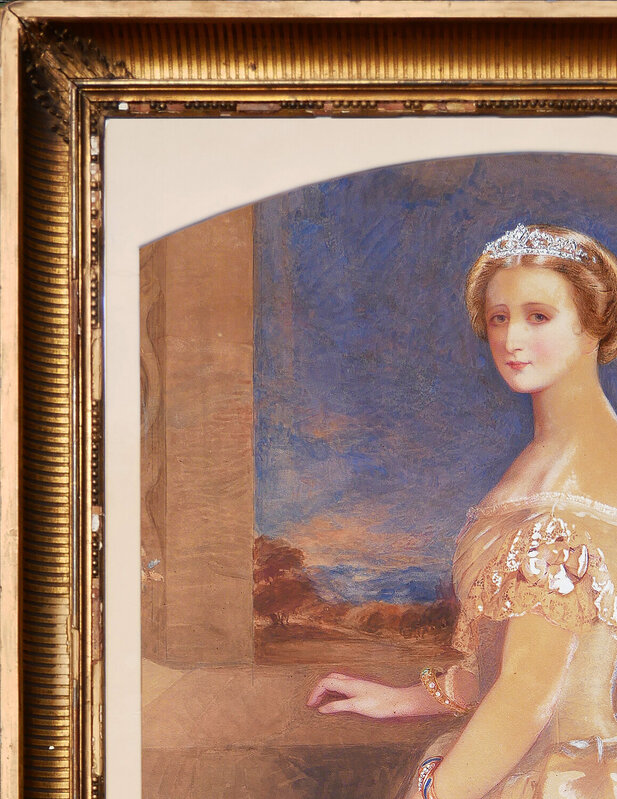 Thomas Frank Heaphy | Pastel-Toned Portrait Painting of French Empress  Eugénie de Montijo (1850s) | Available for Sale | Artsy