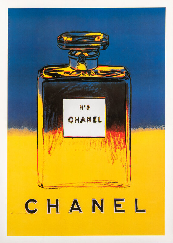 After Andy Warhol | Chanel No.5 (Yellow/Blue) (1997) | Available for Sale |  Artsy