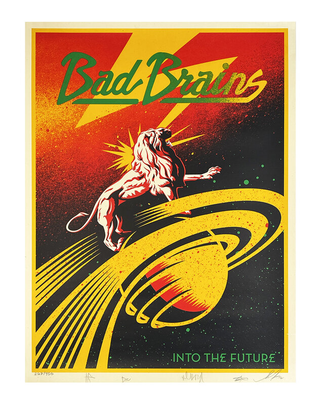 Shepard Fairey, 'Bad Brains: Into the Future' (2012)