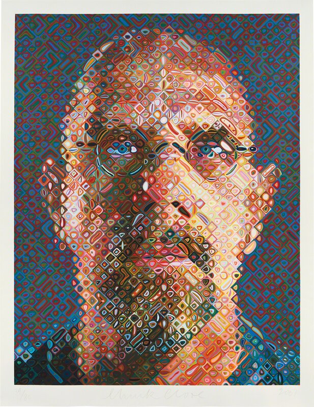 chuck close self portrait cigarette Artist of the day: Artist of the day, August 10: Close, American painter Chuck Close on Inspiration. There