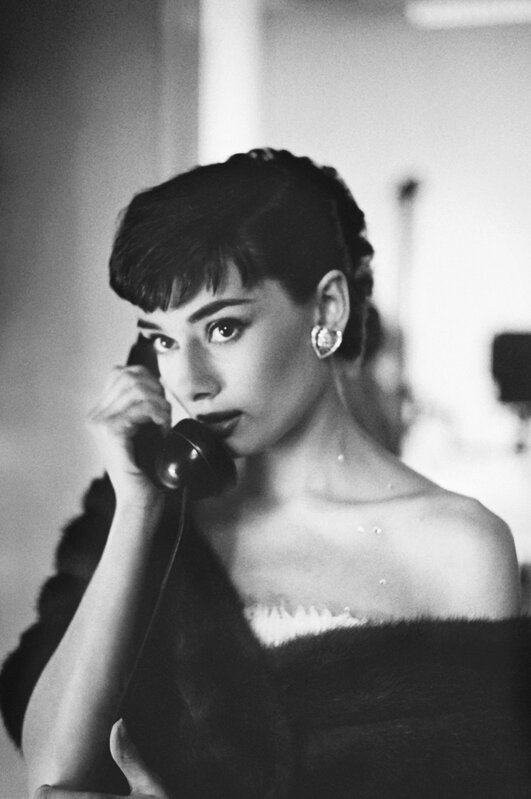 Audrey Hepburn pop art celebrity portrait ,print. by Tattiana