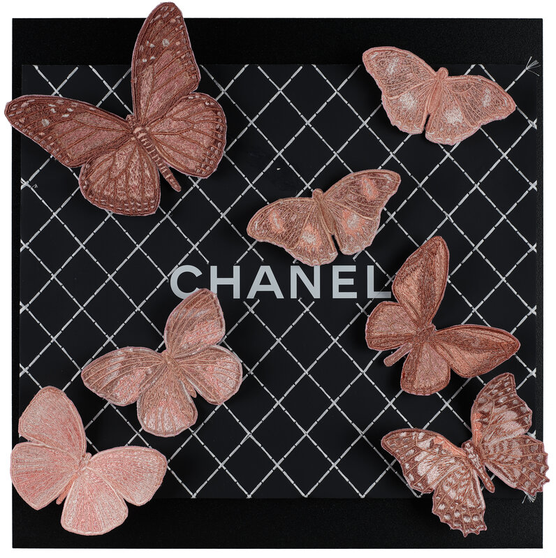 Stephen Wilson, Chanel Blush Butterflies (2019)