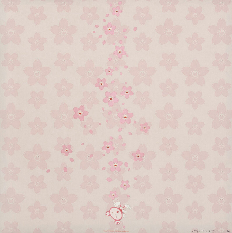 image therapy — Takashi Murakami, Flower (2001) 50 x 50 cm