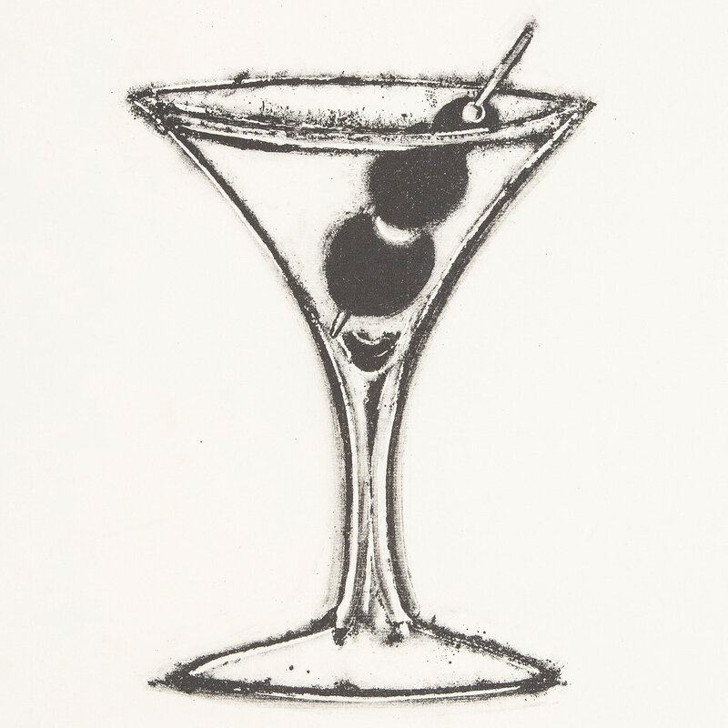 1959 Modern, Guggenheim Martini Set