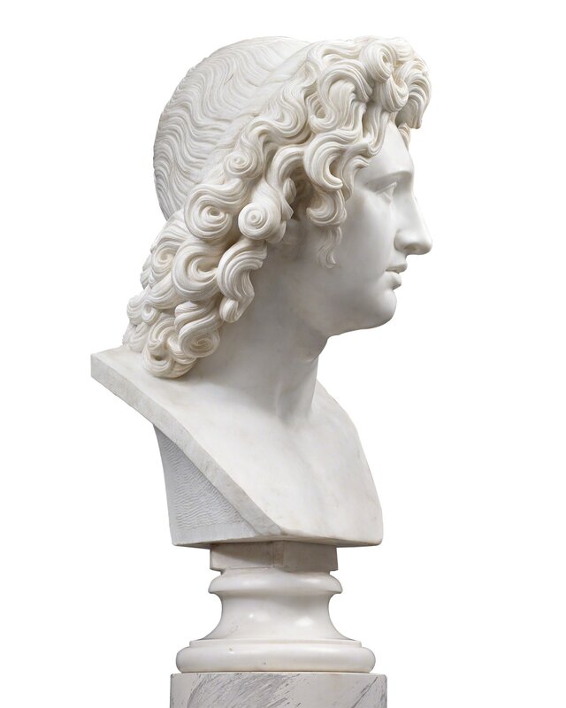 alexander the great statue bust