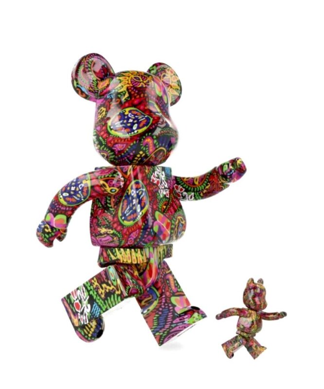 BE@RBRICK   %% Bearbrick Psychedelic Paisley    Available for  Sale   Artsy
