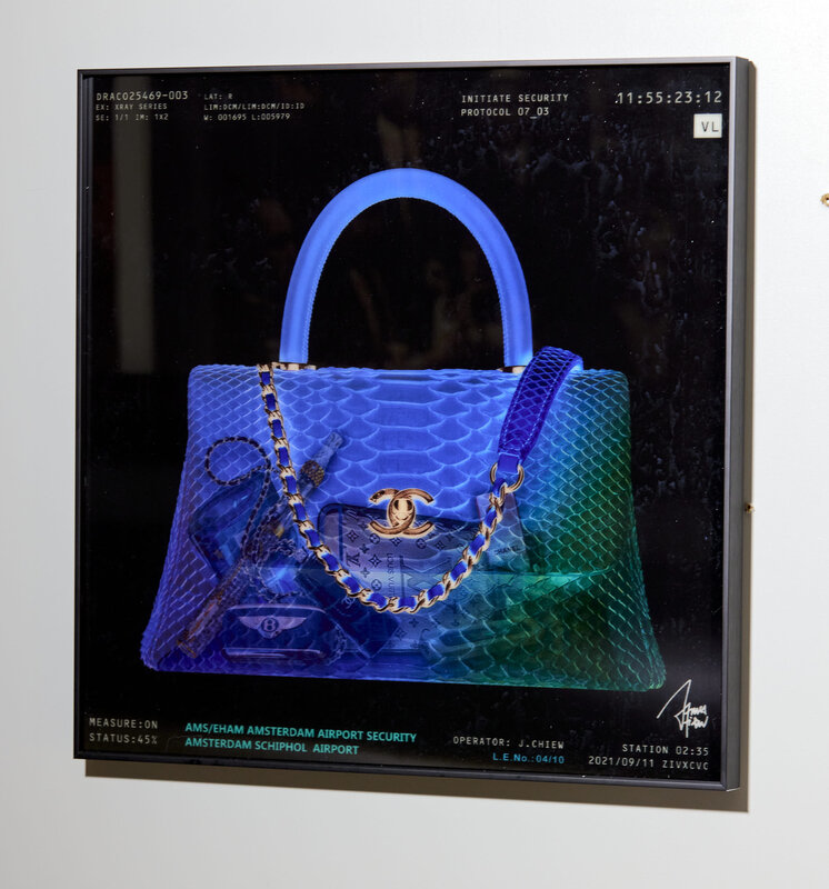 ▷ LV bag silver by James Chiew, 2021, Print