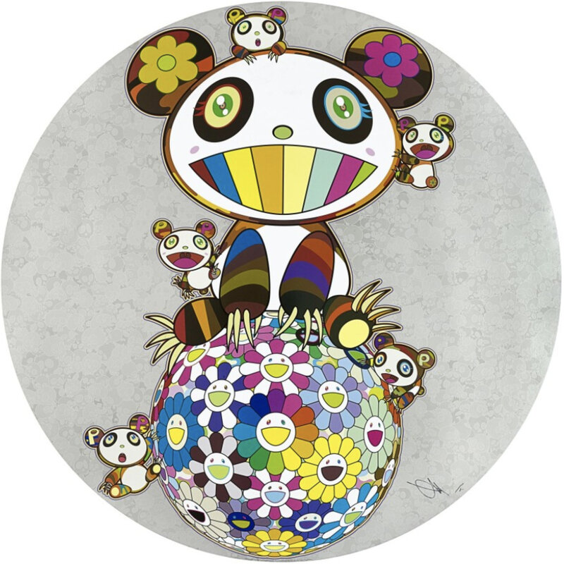 Takashi Murakami - Baby Pandas Cuddling Yay! Limited Edition of