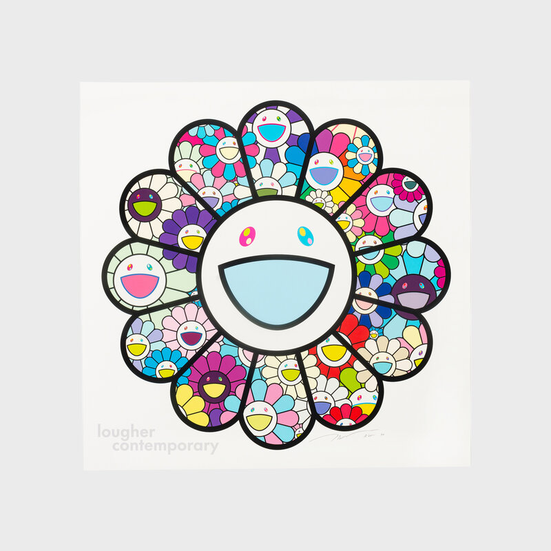 Takashi Murakami, Flowers in Pastel Colors (2021)