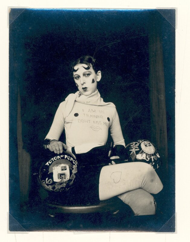 Claude Cahun, ‘I am in training, don't kiss me, 1927’, Photography, East Gallery at Norwich University of the Arts (NUA)
