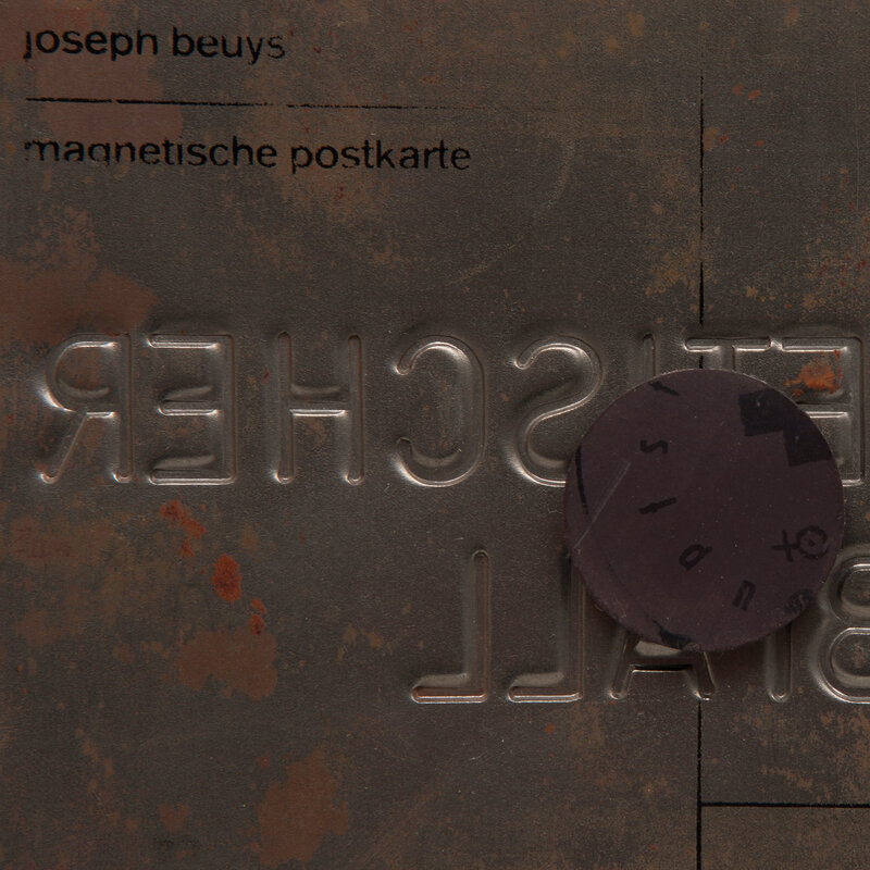 Joseph Beuys | Magnetic Postcard (Magnetische Postkarte) (1975) | Artsy