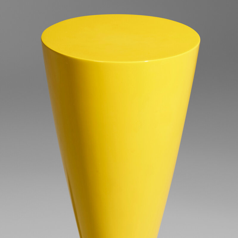 De Wain Valentine, ‘Double Cone Yellow’, c. 1966, Sculpture, Lacquered fiberglass reinforced polyester, Rago/Wright/LAMA