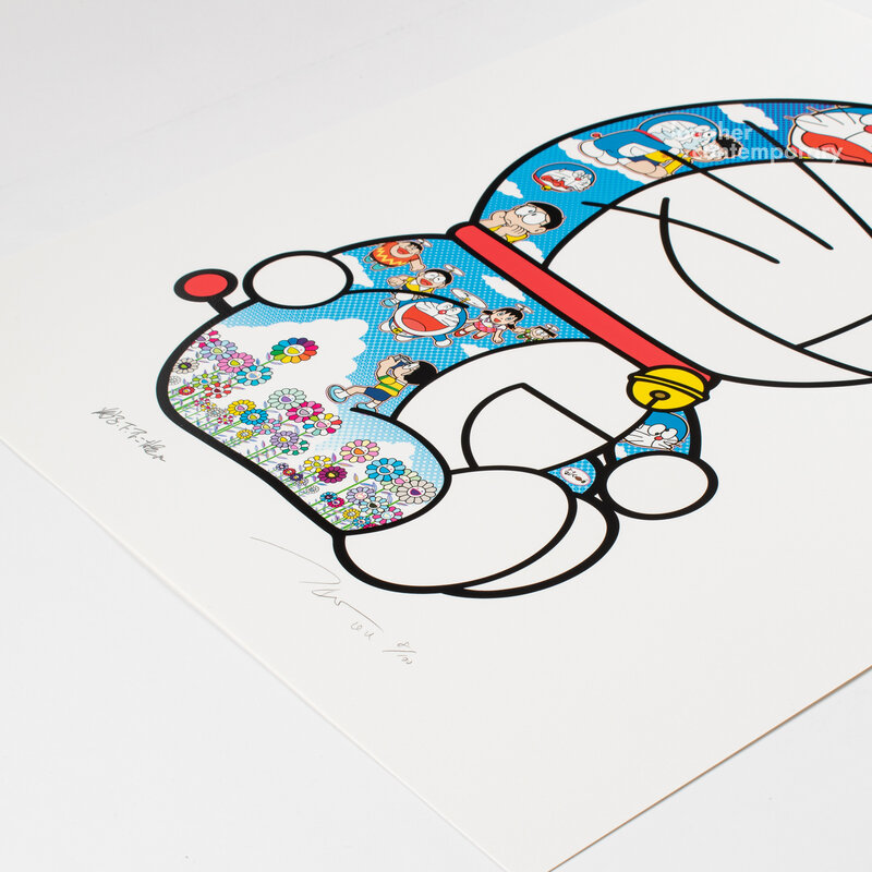 Takashi Murakami | Excuse Painting Regarding collaboration with Doraemon  (2021) | Available for Sale | Artsy