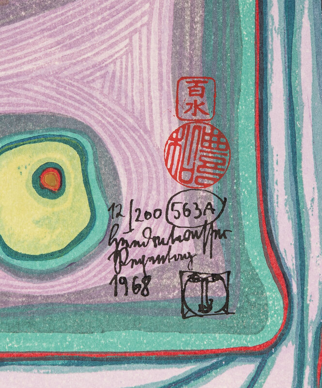 Spectacles In The Small Face By Hundertwasser Diamond Painting