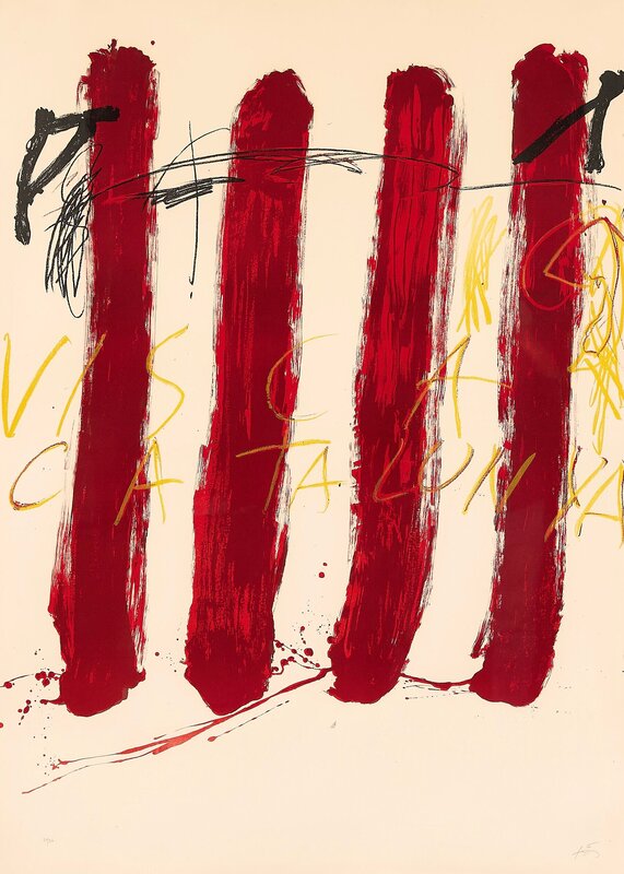 Work by Antoni Tàpies