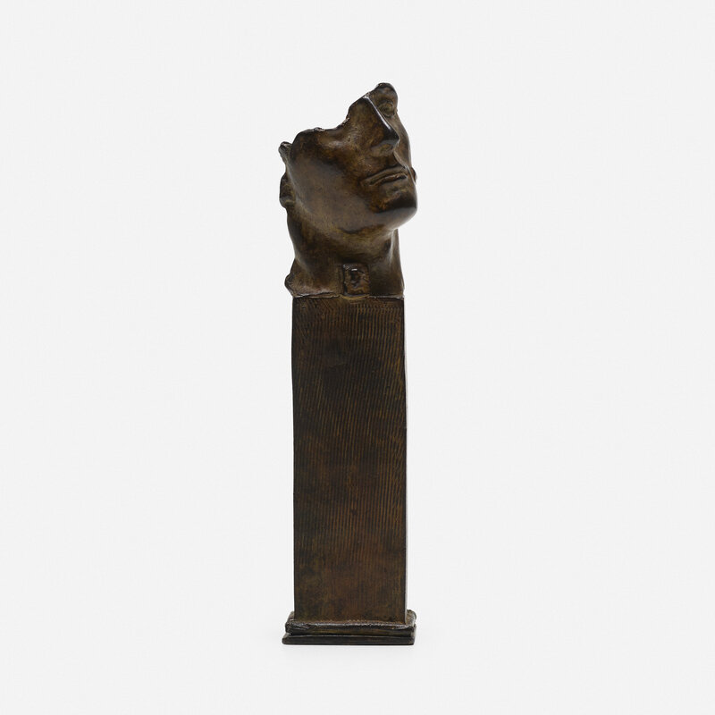 Modern Abstract Bronze Face Sculpture Igor Mitoraj Replica for