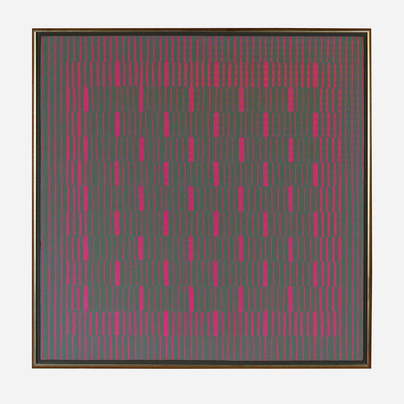 Julian Stanczak, ‘Double Focus’, 1963, Painting, Acrylic on canvas, Rago/Wright/LAMA