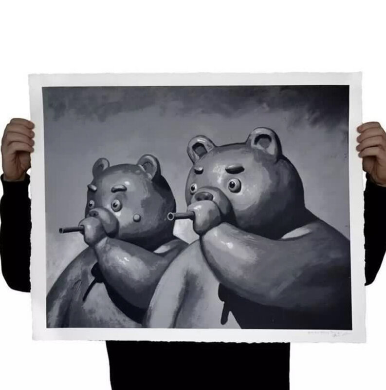 supreme bear cartoon