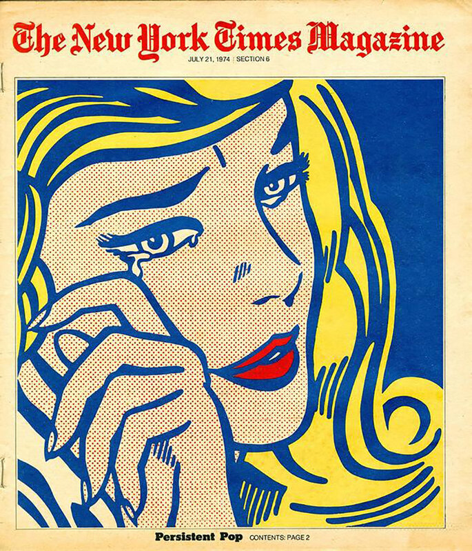 Roy Lichtenstein New York Times Magazine 1974,
