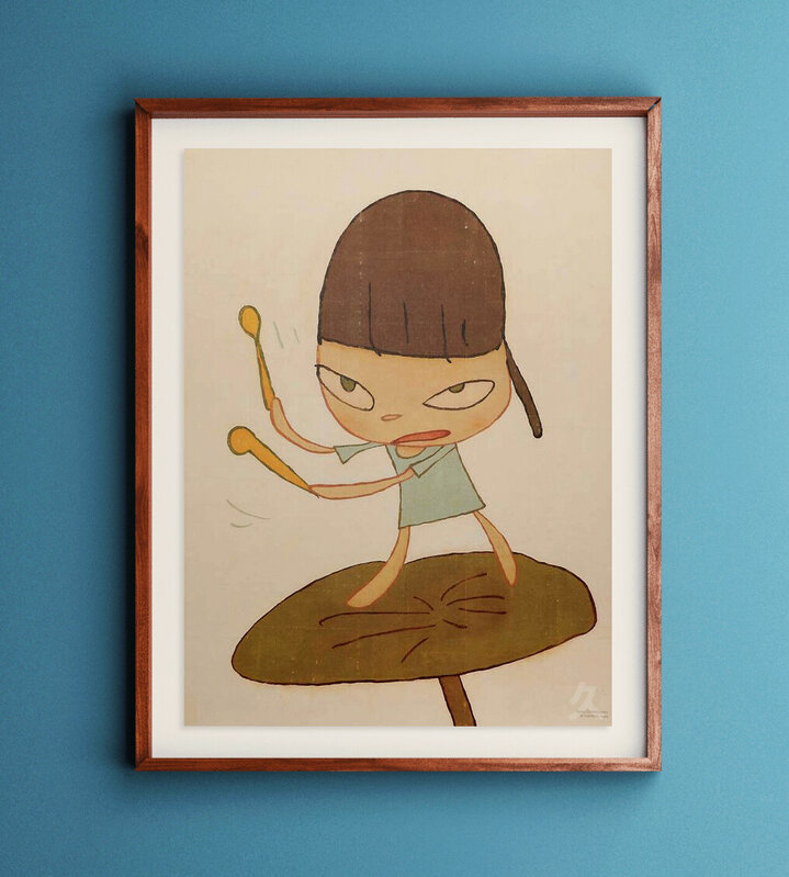 Yoshitomo Nara  Marching on a Butterbur Leaf (Includes 5 Limited