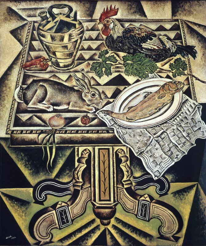 Joan Miró, The Table, called Still life with Hare (1920)